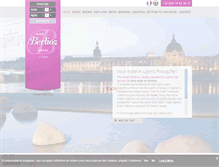 Tablet Screenshot of hotel-berlioz.com